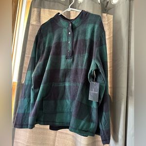 NWT Cuddle Duds Quarter Button shirt